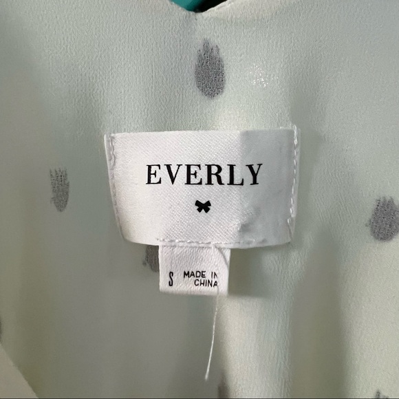 Everly Sweetheart Polka Dot Maxi Dress with Pockets Size Small - Picture 4 of 9